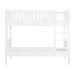 Bopita Stapelbed 90×200 met Rechte Trap Nordic - Wit