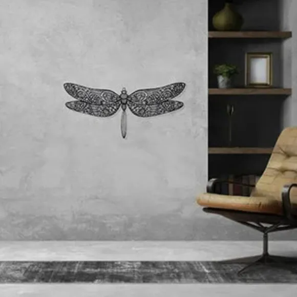 Casa Sentir Libelle Wanddecoratie - Large - Naturel