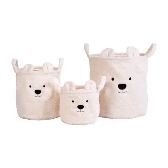 Childhome Teddy Opbergmanden – 3 Stuks