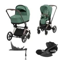 Cybex Priam 4 Kinderwagen Set 4-in-1 - Sepia Black