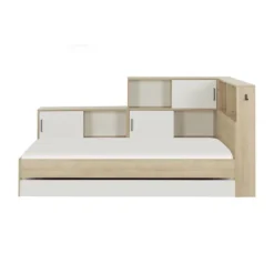 Diagone Erwan Opbergbed - 90x200 cm - Artisan Eiken