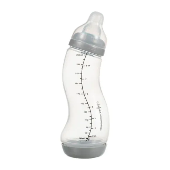 Difrax 1-2-3 Doseer S-fles Grijs 250 ml