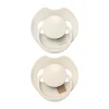 Difrax Dynamic Lovi Prime Fopspeen - 6-18mnd - 2st. - Coconut / Ivory