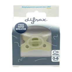 Difrax Fopspeen Naturel Edelsteen - Lime Emerald - 0-6 Mnd