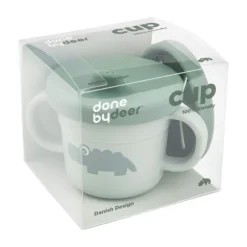 Done By Deer Croco Snack / Drinkbeker - Green