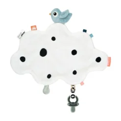 Done By Deer Happy Clouds Speendoekje - Blue