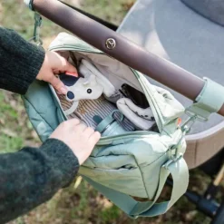 Done By Deer Luiertas - Quilted Stroller Bag - Black