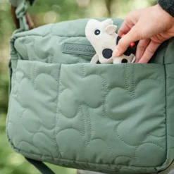 Done By Deer Luiertas - Quilted Stroller Bag - Black