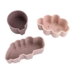 Done by Deer Siliconen Vormen - Happy Clouds - Set van 3 - Powder