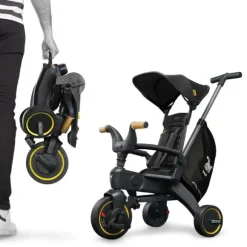 Doona Liki Trike Luxe Opvouwbare Driewieler Nitro Black