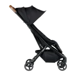 Dubatti Smart Buggy - E2 - Brown / Taupe | Regenhoes Buggy | Summer Seatliner | Bumper Bar Zwart