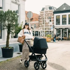Dubatti Two E2 Kinderwagen Bundel - Pitch Black / Black / Black