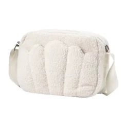 Elodie Details Crossbody Bag – Bouclé – White