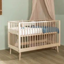 Europe Baby Evy Babybed Zwart 60 x 120 cm