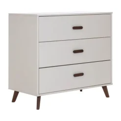 Europe Baby Olivia II Ledikant 60 x 120 cm - Oatmeal / Walnoot - Retro