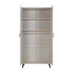 Europe Baby Olivia II Ledikant 60 x 120 cm - Oatmeal / Walnoot - Retro