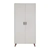 Europe Baby Olivia Kledingkast - 2-Deurs - Oatmeal - Retro