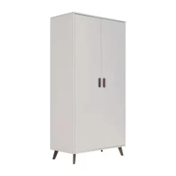 Europe Baby Olivia Kledingkast - 2-Deurs - Oatmeal - Retro
