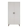 Europe Baby Olivia Kledingkast - 2-Deurs - Oatmeal - Retro