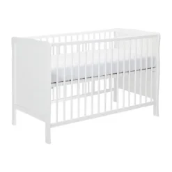 Europe Baby Sarah Babykamer Wit | Bed 70 x 140 cm + Commode
