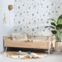 Europe Baby Sterre Bed - 70 x 150 cm - Oatmeal