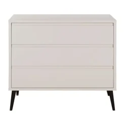 Europe Baby Sterre Commode - Oatmeal / Zwart