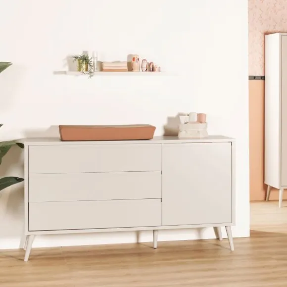 Europe Baby Sterre Commode - XL - Oatmeal / Oatmeal