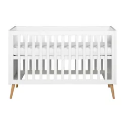 Europe Baby Sterre Ledikant - 70 x 140 cm - Wit / Naturel