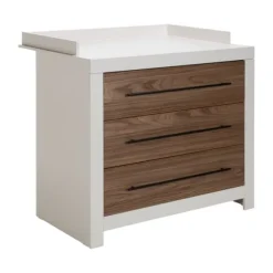Europe Baby Vittoria Babybed - Cashmere / Walnut - 60 x 120 cm