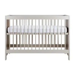 Europe Baby Vittoria Babybed - Cashmere / Walnut - 60 x 120 cm