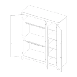 Europe Baby Vittoria III Commode Wit
