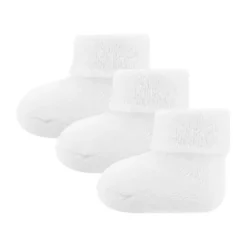 Ewers Uni / Ringel Sokjes Wit 3 Stuks
