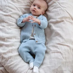 Feetje The Magic Is In You Broek Gebreid - Maat 56 - Blauw