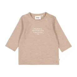 Feetje The Magic is in You T-Shirt - Lange Mouwen - Mt. 74 - Taupe Melange