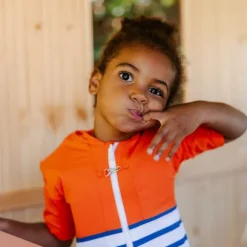 Floatee Anti-Verdrinking T-shirt Korte Mouwen - 2 Jaar - Oranje