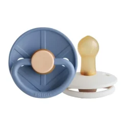 FRIGG Little Viking Fopspeen - 0-6 Mnd - 2 stuks - Ocean View/Cream