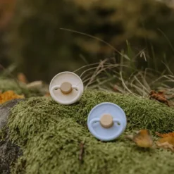 FRIGG Little Viking Fopspeen - 0-6 Mnd - 2 stuks - Powder Blue/Cream