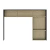 Gami Nael Cosy Hoofdbord - Rookwood Eik - 146 x 104 x 22 cm