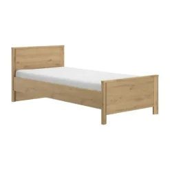 Gautier Lugano Bed - 90 x 200 cm - Artisan Eiken