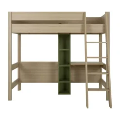 Gautier Mezzanine Tiny Bed - 90 x 200 cm - Eik/Eik