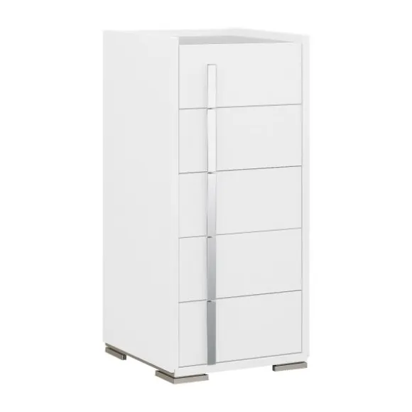 Gautier Tactil Commode Met 5 Lades Wit