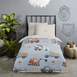 Good Morning Mack Dekbedovertrek - 140 x 220 cm - Blue