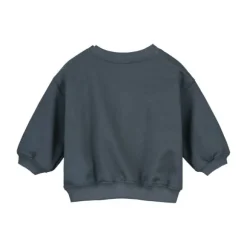 Gray Label Sweater - Dropped Shoulder - Maat 0-3 Mnd - Blue Grey