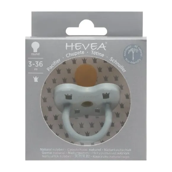 Hevea Fopspeen Orthodontisch Gorgeous Grey 3-36 Mnd