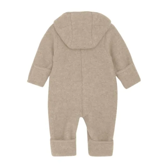 HUTTEliHUT - Boxpakje - Wool Fleece - Camel Melange - mt.62