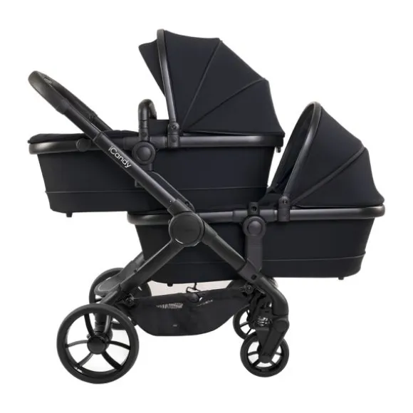 ICandy Peach 7 Twin Kinderwagen - Essentiel Bundel - Cookie