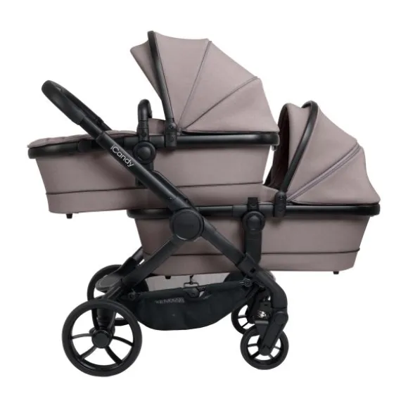 ICandy Peach 7 Twin Kinderwagen - Essentiel Bundel - Cookie