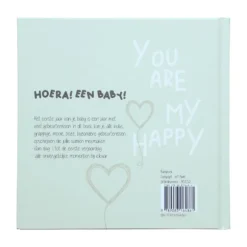 JEP! Kids Babyboek Vierkant Zachtgroen