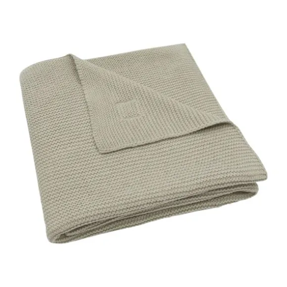 Jollein Basic Knit Ledikantdeken - Wild Rose
