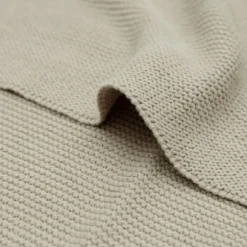 Jollein Basic Knit Ledikantdeken - Wild Rose